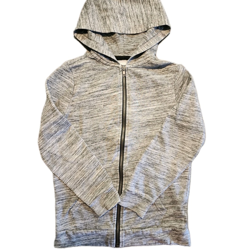 Old Navy Kids Size Large (10-12) Gray Uniform Zip Hoodie Zipper .. NWT